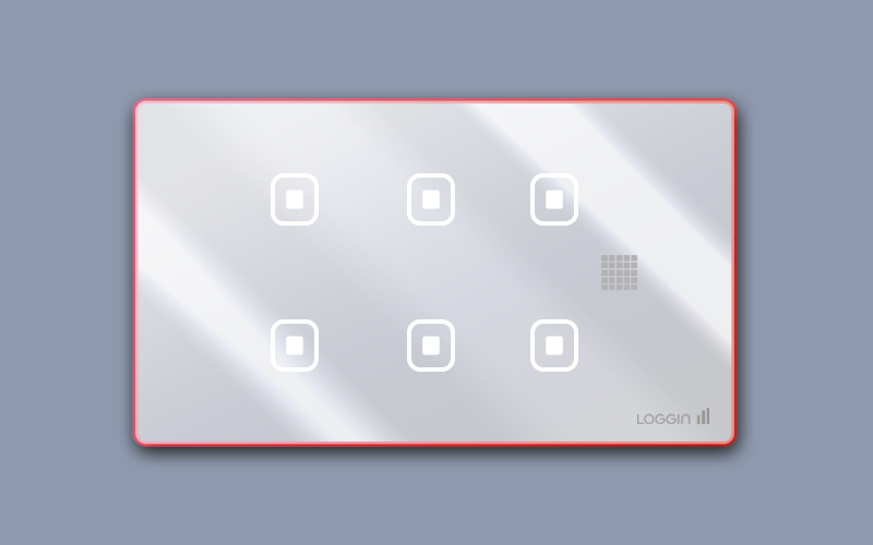 Glass - 6 Switch Glass - 6 Switch